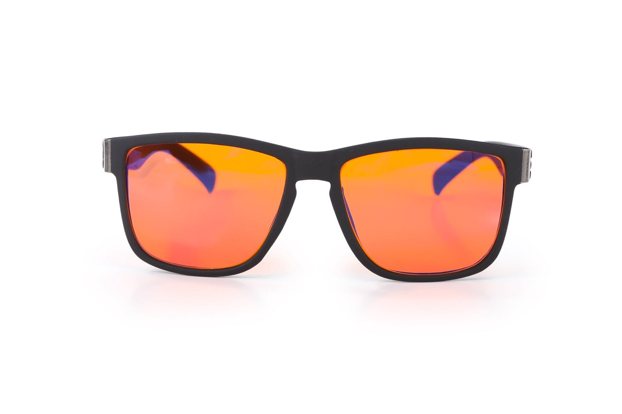 Blue light blocking glasses night time, sleep, red, orange, biohacking, India